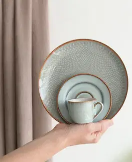 Talíř dezertní Coupe 20 cm sada 4 ks — Elements Day Mandala - 492519