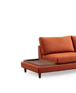 Rohová sedací souprava New Tulip With Pouf - Orange