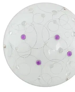 Stropní lampa Astro, stropní LED světlo, fialová, 3000K