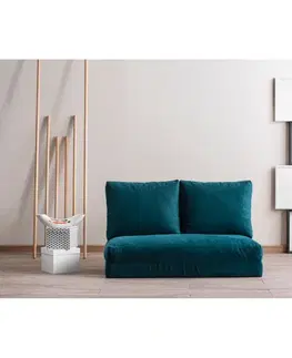 Dvoumístná rozkládací pohovka Taida - Petrol Green