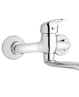 INVENA Umyvadlová/ dřezová baterie AVA NEW, 20 cm BC-06-001-B