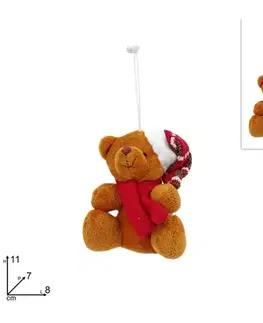 PROHOME - Medvídek závěsný 11cm různé barvy