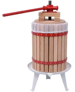 Ruční lis na ovoce s rouškou, 6 l, 6 l