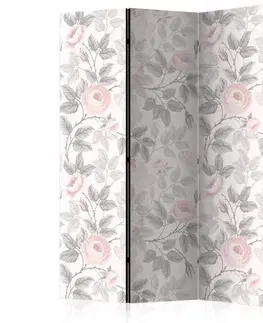 Paraván Watercolor Roses Dekorhome