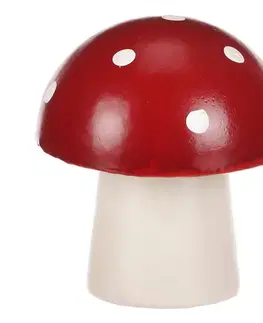 Houba Muchomůrka velká, plast, v. 11 cm, 11 cm