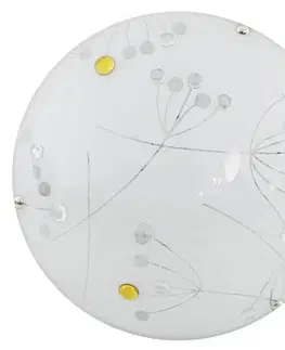 Stropní lampa Květinová stropní LED 6500K Jantarová