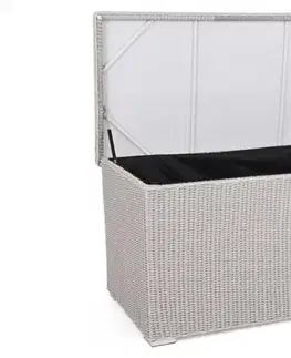 Zahradní úložný box polyratan 1037 l