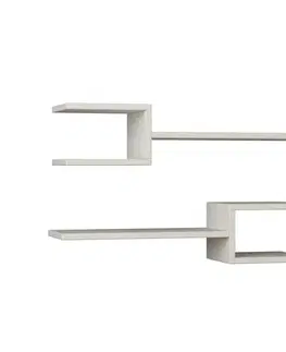 Nástěnná police Fork - White