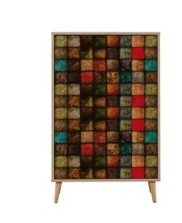 Skříňka Mega Sonoma Oak Cubes