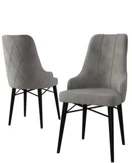 Sada židlí (4 kusy) Neta - Grey, Black