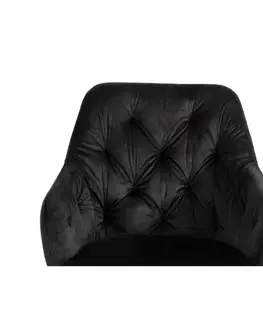 Jídelní židle BOUDOIR černá, 2 ks