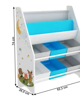 Regál na hračky DARLING TYP 1 Tempo Kondela