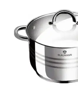 BLAUMANN - Hrnec nerez a poklice sklo 3,2l