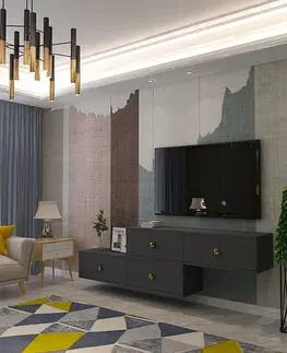 TV stolek Zuzu Double - Anthracite