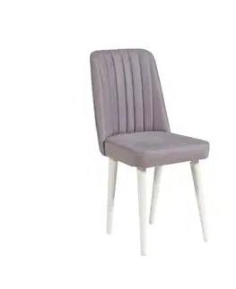 Jídelní set s rozkládacím stolem a židlemi (5 kusů) Vina 0701 - 4 - White, Grey