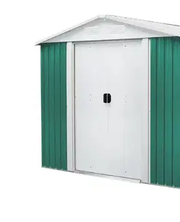 Zahradní domek 184x119 cm kovový Lanitplast