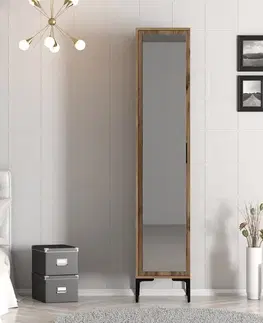 Šatní skříň Kumsal R - Walnut