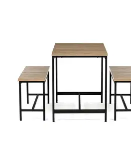 Jídelní set s 2 lavicemi AUT-G1175
