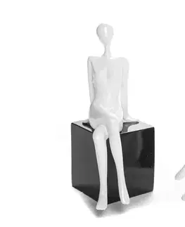 PROHOME - Soška Dáma 19cm sada 2ks