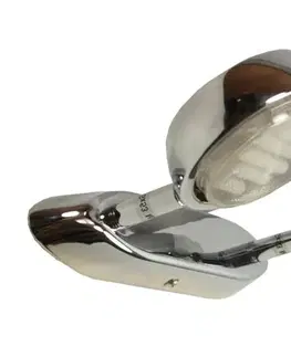Dvojitá chromová nástěnná lampa Vision