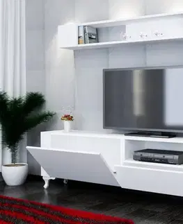 TV stěna / Sestava pod TV Kar - White