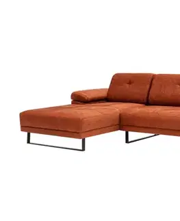 Rohová sedací souprava Mustang Small Left - Orange