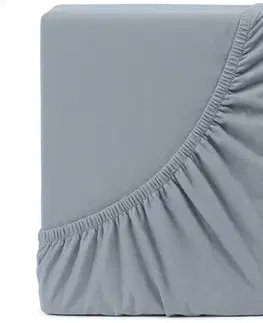 4Home Jersey prostěradlo MAKO šedá, 70 x 140 cm