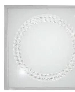 Stropní svítidlo plafond 29X29 16W LED 4000K saténový prsten LUX
