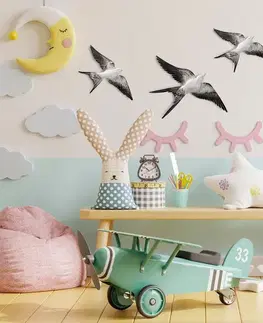 Dekorativní doplněk na zeď Flying Swallow - 2