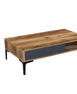 Konferenční stolek Istanbul - Walnut, Anthracite