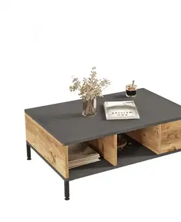 Konferenční stolek Role Anthracite and Atlantic Pine