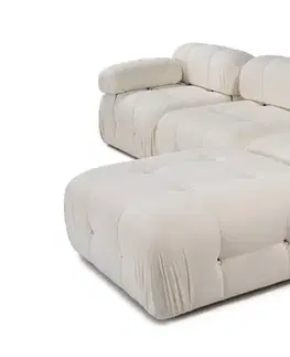 Rohová sedací souprava Bubble Beige L1-O1-1R-PUF