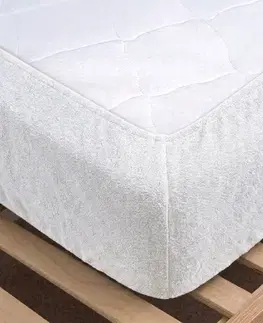 4Home Froté prostěradlo DELUXE bílá, 200–220 x 200 cm