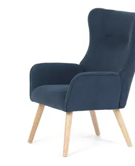 Křeslo ušák BLUE2, modrá