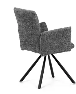 Sada jídelních židlí s vratným mechanismem DCH-W1117 GREY2, 2 ks