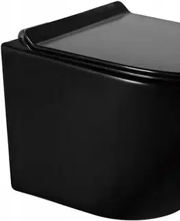 GEBERIT KOMBIFIXBasic vč. bílého tlačítka DELTA 21 + WC MEXEN LENA ČERNÁ Rimless + SEDÁTKO 110.100.00.1 21BI ME01