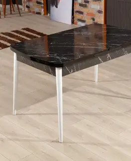 Extendable Dining Table Bendir - White