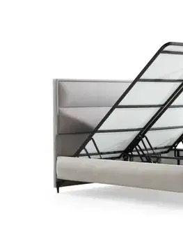Rám dvoulůžkové postele s čelem Fresh 120 x 200 - Grey