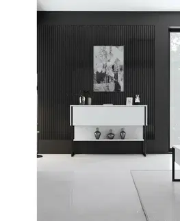 Komoda Luxe White and Black