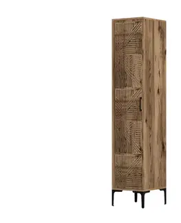 Šatní skříň Kumsal P - Walnut