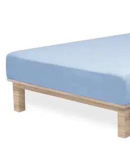Prostěradlo Andrea Simone boxspring 90x200x35 modré
