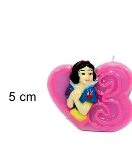 PROHOME - Svíčka číslice 3 Princess