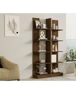 Knihovna Ikiz Walnut