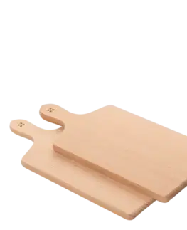 Dřevěná deska na krájení s rukojetí 28 x 12 cm set 2 ks - Basic - 593001