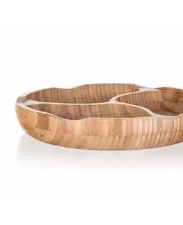 Banquet Miska dělená BRILLANTE Bamboo, 25 x 4 cm