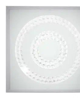 Stropní svítidlo Lux Plafon 16W LED 4000K saténové dvojité prstence