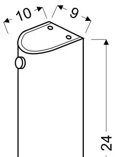 STROPNÍ SVÍTIDLO ABREGO PLAFON 24/10 1X60W E27