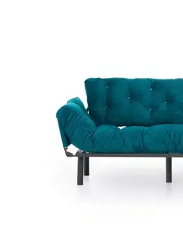 Trojmístná rozkládací pohovka Nitta Triple - Petrol Green