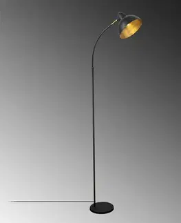 Stojací lampa Varzan - 10855, černá