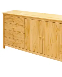 Komoda 2 dveře + 4 zásuvky TORINO